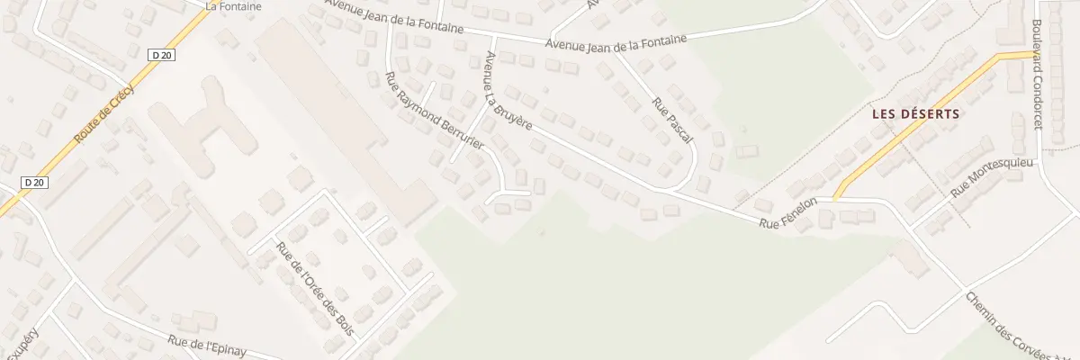 Plan du 21 Rue Raymond Berrurier à Vernouillet