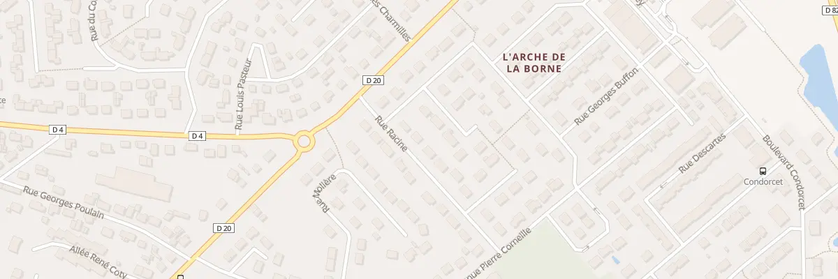 Plan du 3 Rue Racine à Vernouillet