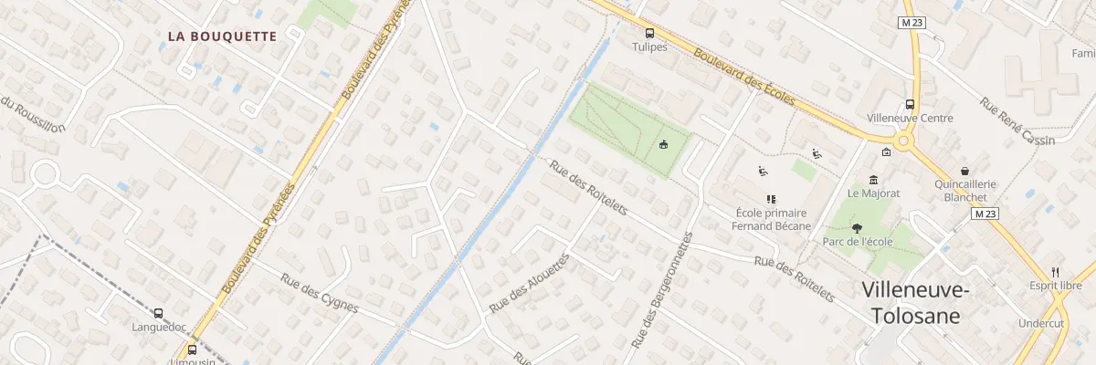 Plan du 21 Rue des Roitelets à Villeneuve-Tolosane