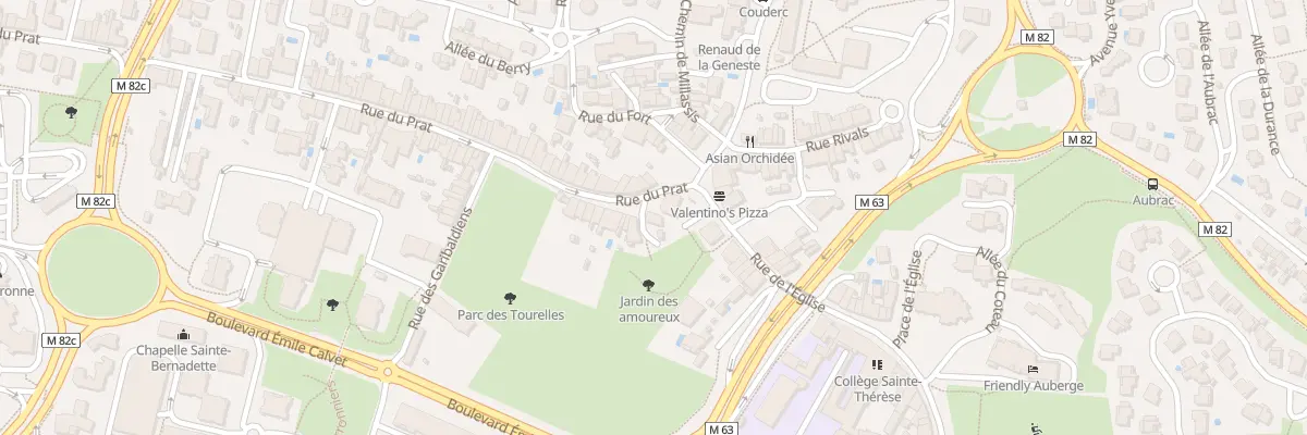 Plan du 1 Rue du Prat à Colomiers