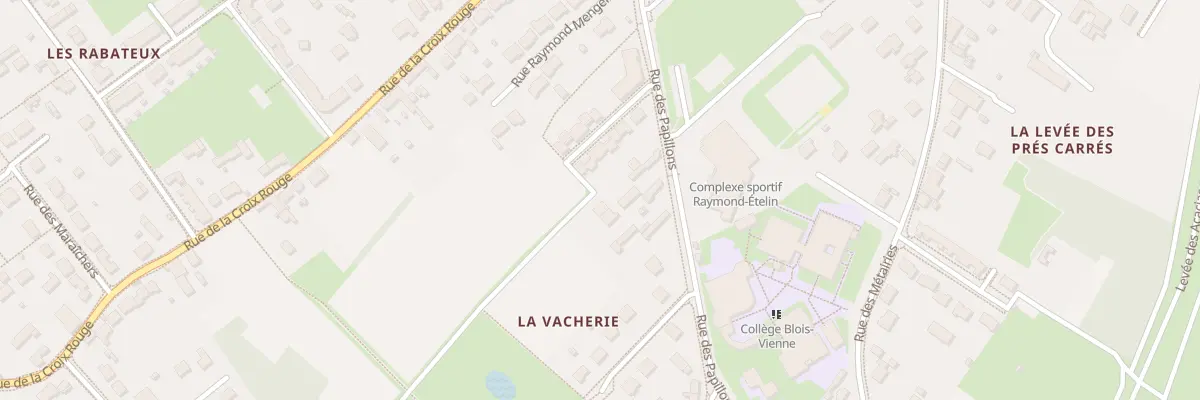 Plan du 21 Rue des Papillons à Blois