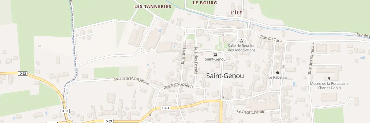 Plan du 10 Rue des Pins à Saint-Genou