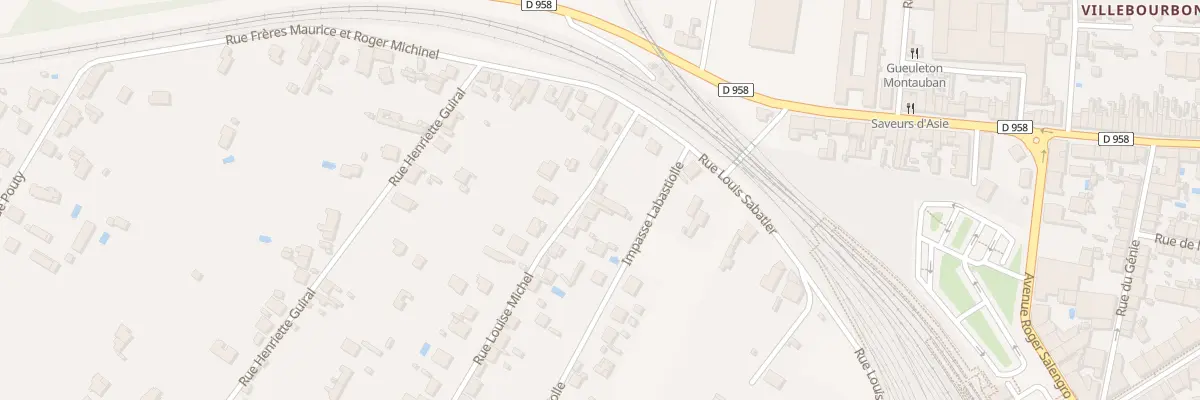 Plan du 65 Rue Louise Michel à Montauban