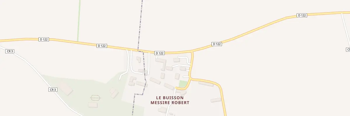 Plan du 3 Le Buisson Messire Robert à Serez