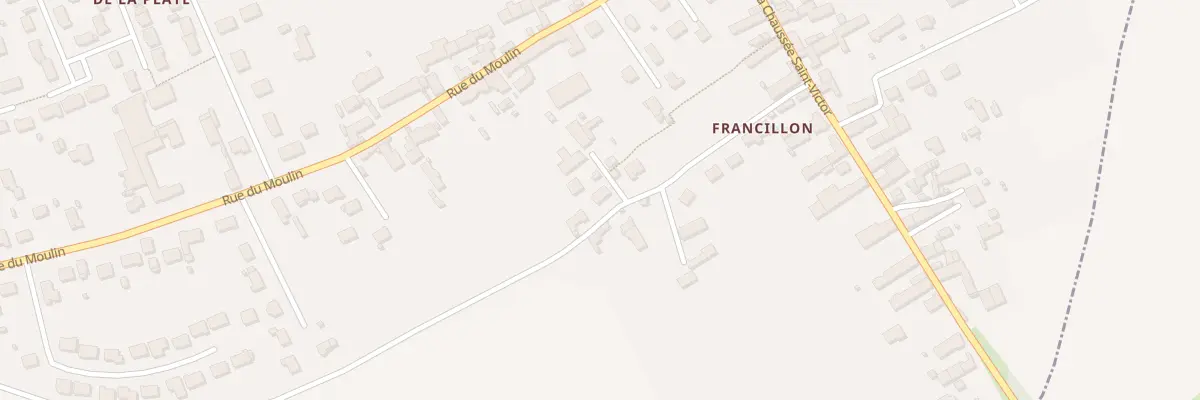 Plan du 4 All du Parc à Villebarou