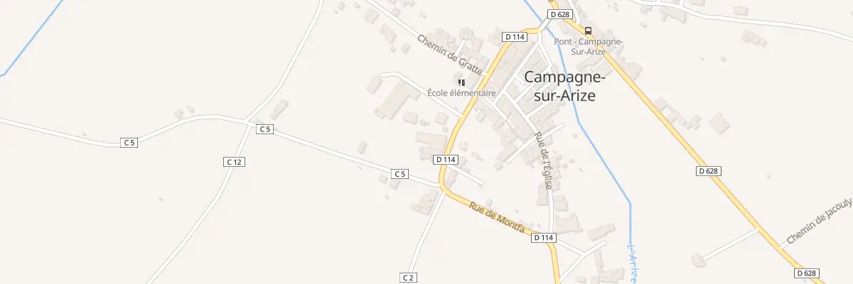 Plan du 22 Bd de la Mairie à Campagne-sur-Arize