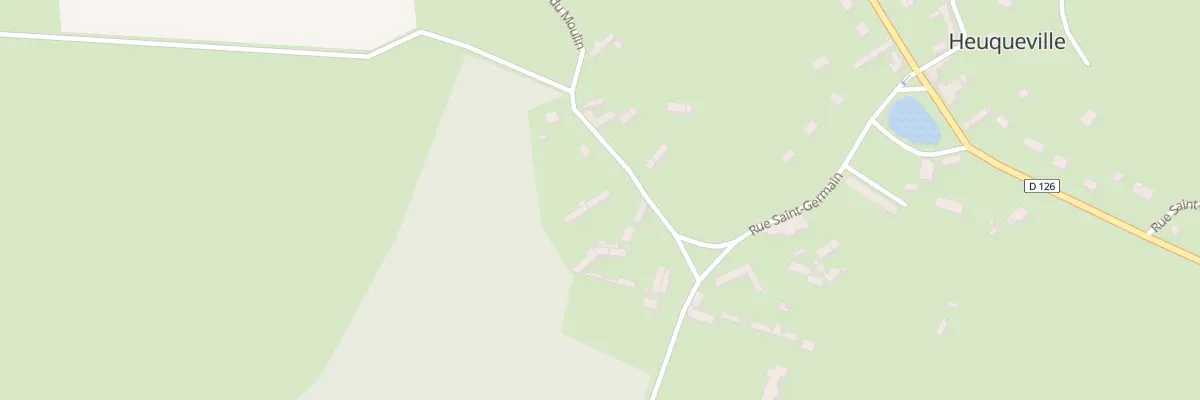 Plan du 1 Rue de la Vierge du Moulin à Heuqueville