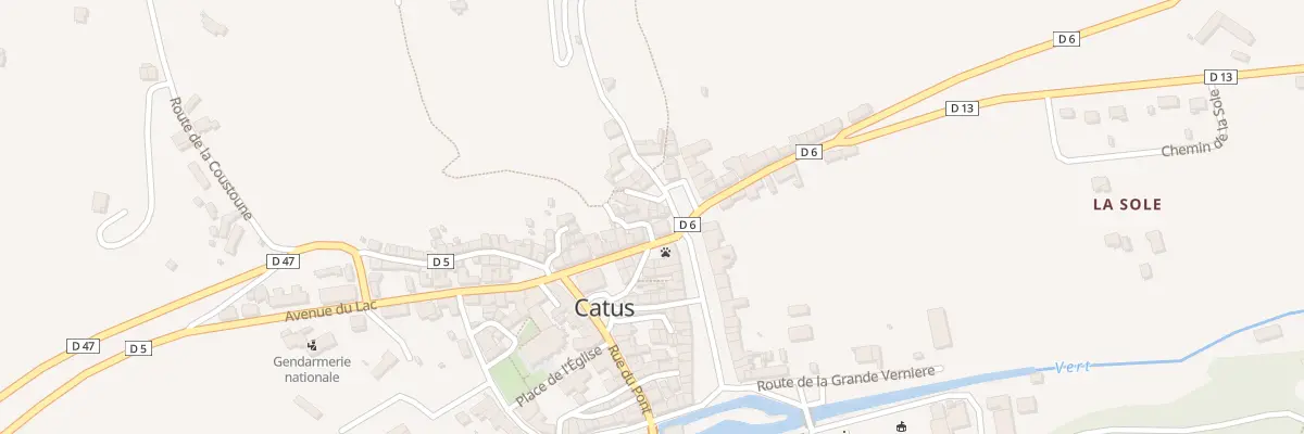 Plan du 12 Pl Marlas à Catus
