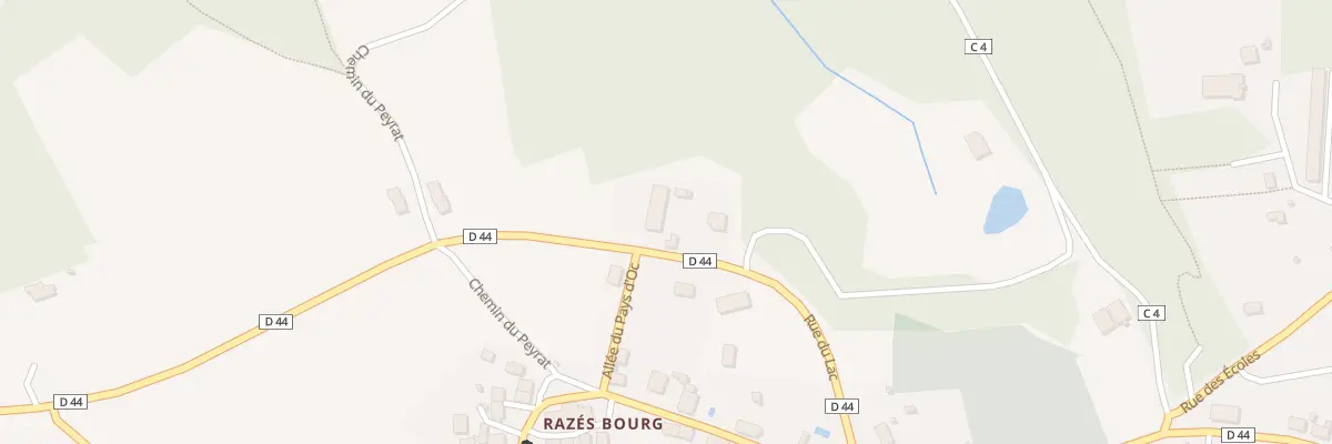 Plan du 38 Rue du Lac à Razès