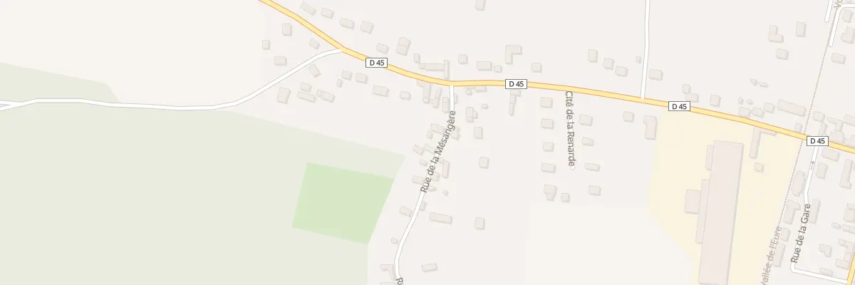 Plan du 6 Rue de la Mesangere à Marcilly-sur-Eure