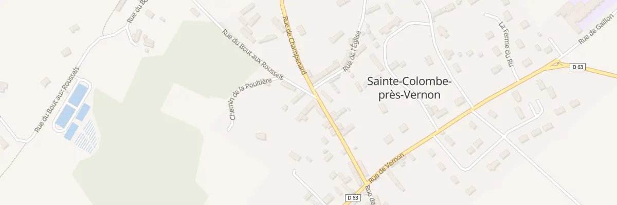 Plan du 11 Rte de Champenard à Sainte-Colombe-près-Vernon