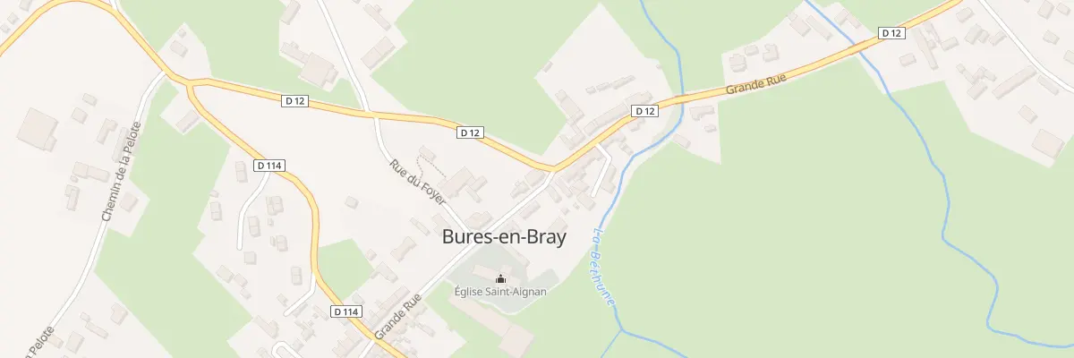 Plan du 33 Grande Rue à Bures-en-Bray