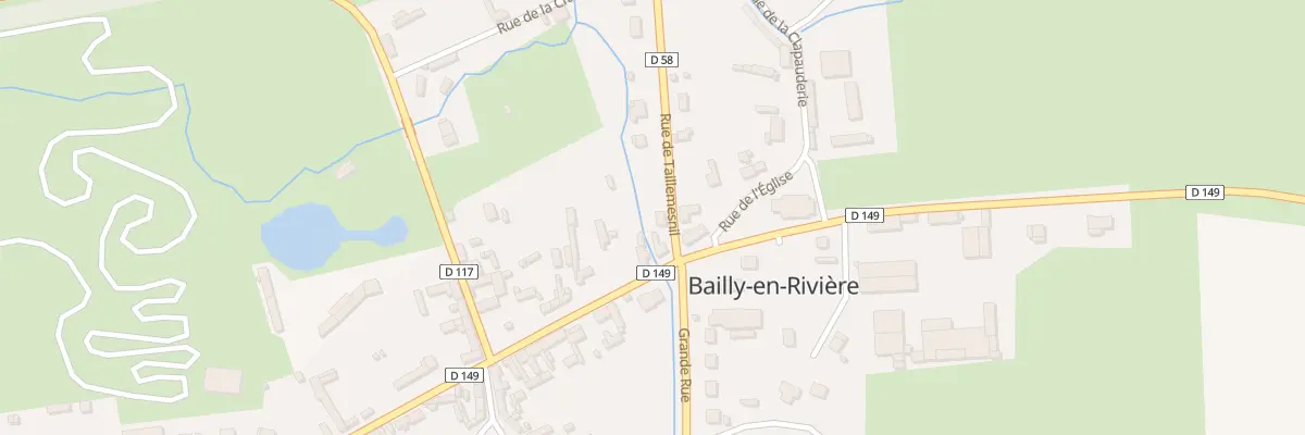 Plan du 5166 Le Bourg à Bailly-en-Rivière