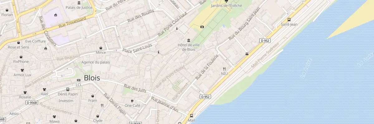 Plan du 1 Mte Pet Deg Saint Louis à Blois