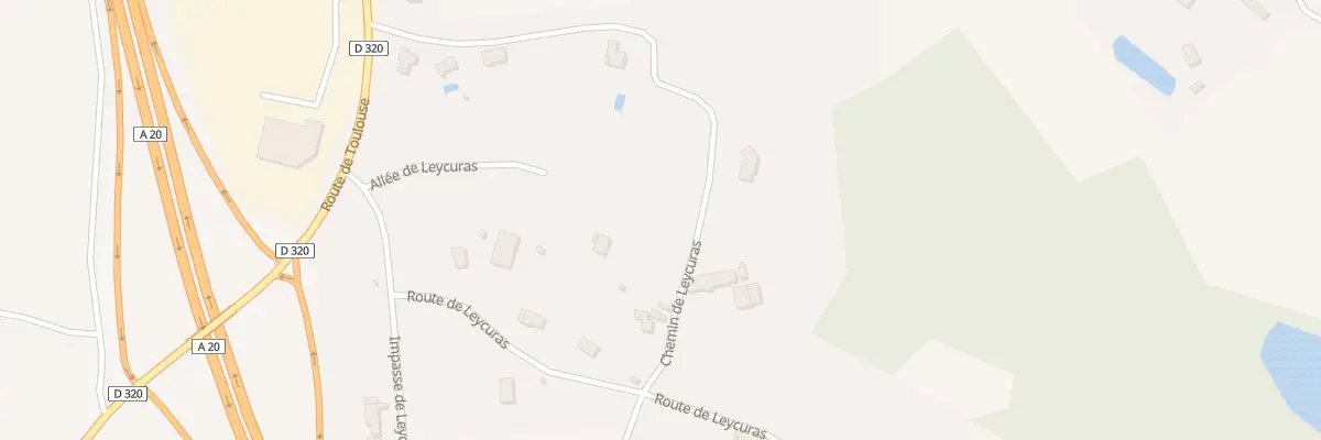 Plan du 9 Che de Leycuras à Boisseuil