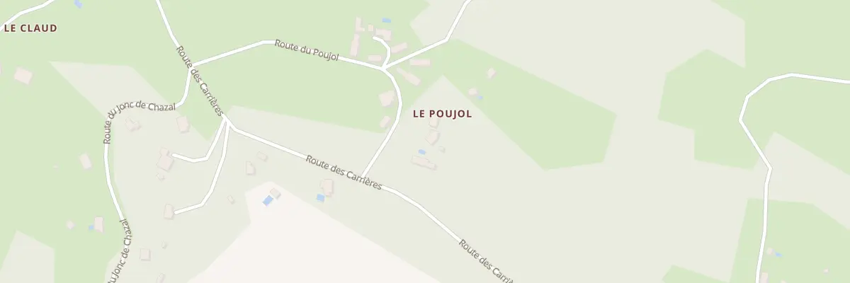 Plan du 1565 Le Poujol Est à La Dornac