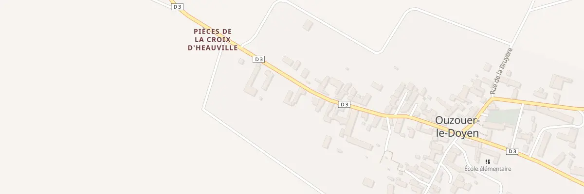 Plan du 23 Rue de la Gare à Ouzouer-le-Doyen