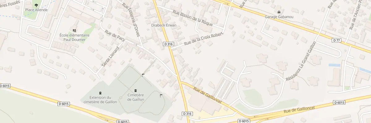 Plan du 25 Rue du General Riberpray à Gaillon