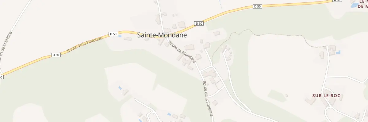 Plan du 92 Rte de Mondane à Sainte-Mondane