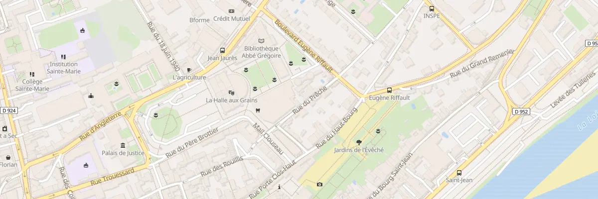 Plan du 2 Rue du Preche à Blois