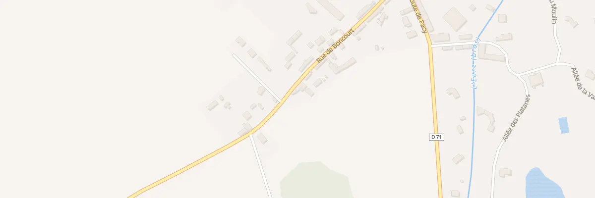 Plan du 13 Rue de Boncourt à Vaux-sur-Eure