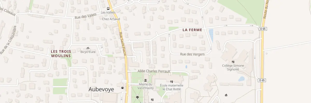 Plan du 15 Imp des Prés au Val d’Hazey