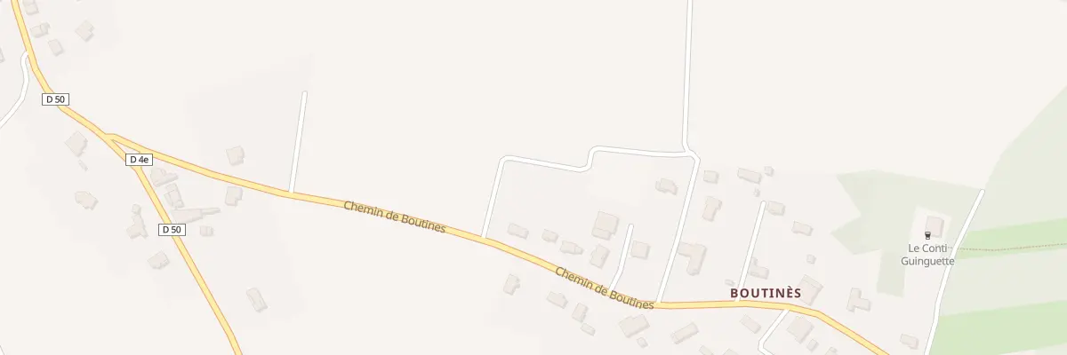 Plan du 315 Che de Boutines à Campsas