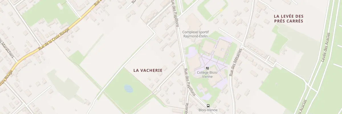 Plan du 33 Rue des Papillons à Blois