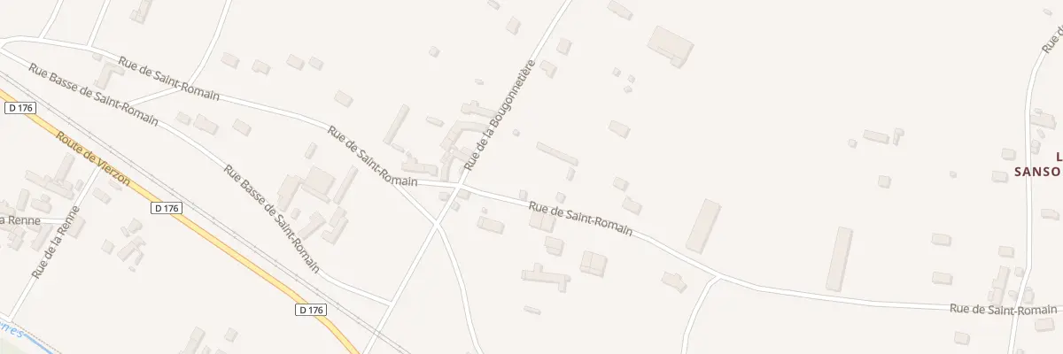 Plan du 60 Rue de Saint-romain à Thésée