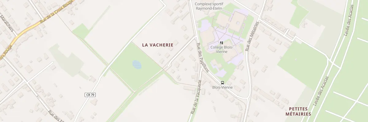 Plan du 39A Rue des Papillons à Blois