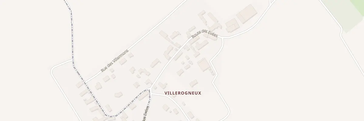 Plan du 7 Rte des Evees à Villerbon