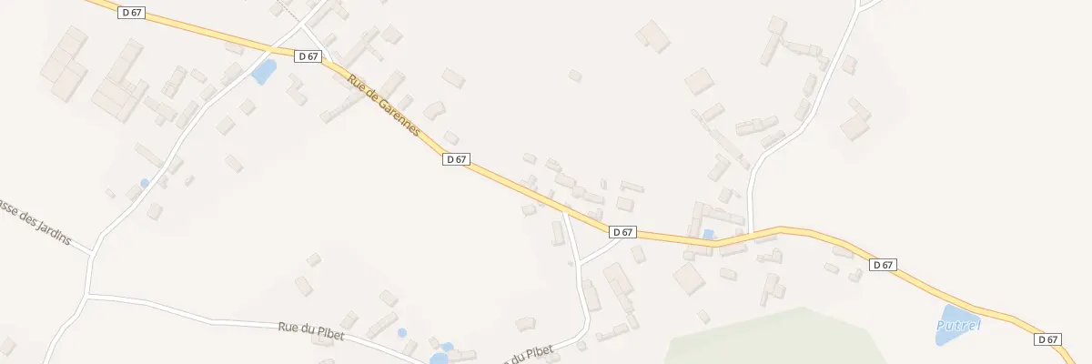 Plan du 35 Rue de Garennes à Boisset-les-Prévanches