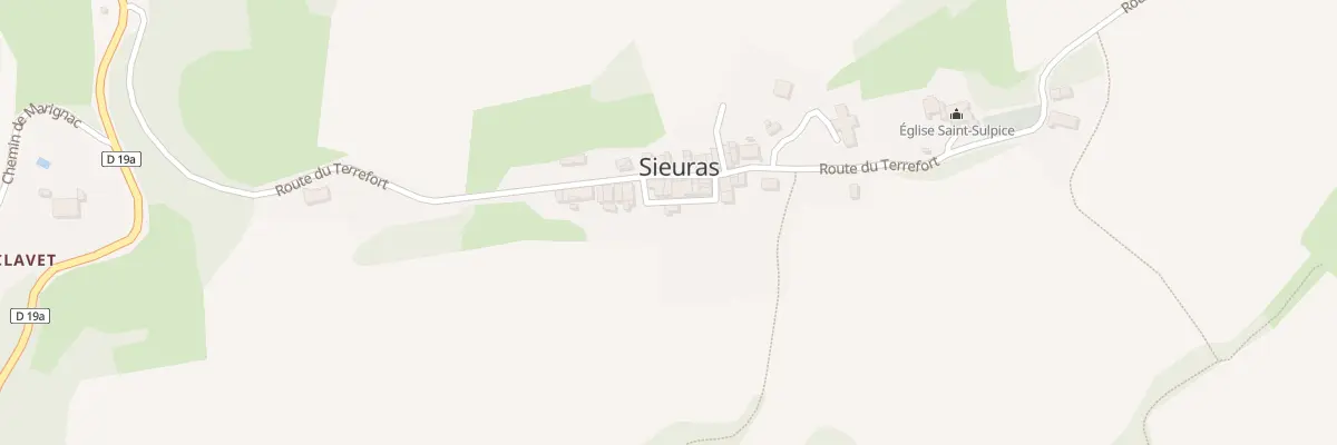 Plan du 44 Sieuras Village à Sieuras