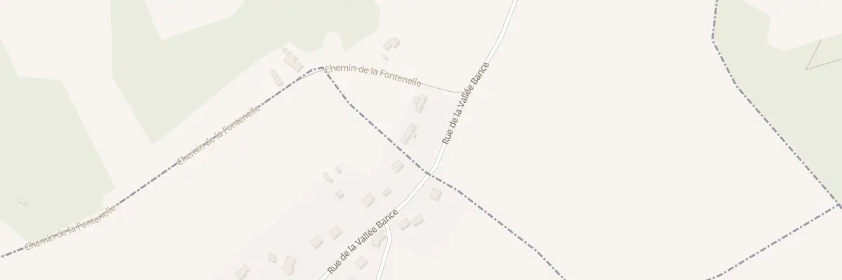 Plan du 1 Rte de la Vallee Bance à Chambray