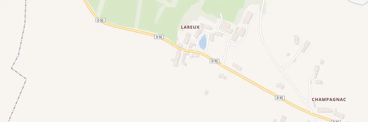 Plan du 9 Lareux à Saint-Georges-les-Landes