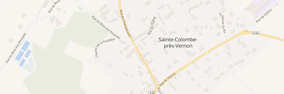 Plan du 6 Rte de Champenard à Sainte-Colombe-près-Vernon