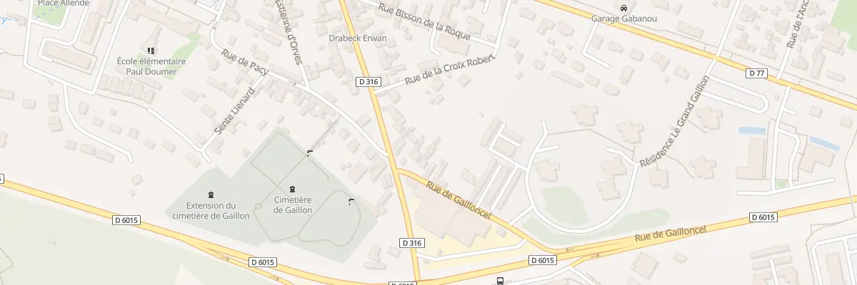 Plan du 1 Rue de Gailloncel à Gaillon