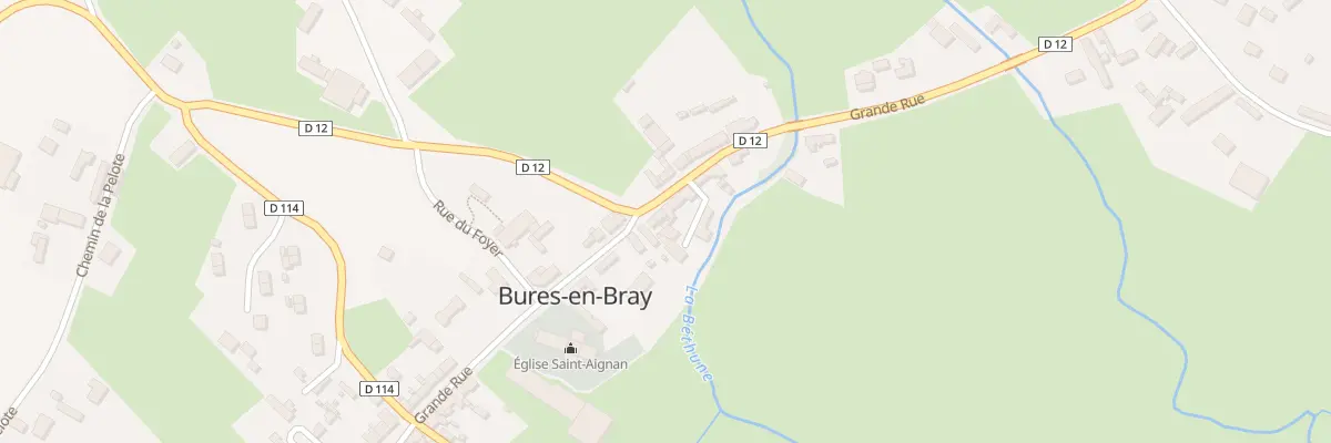 Plan du 5110A Le Bourg à Bures-en-Bray