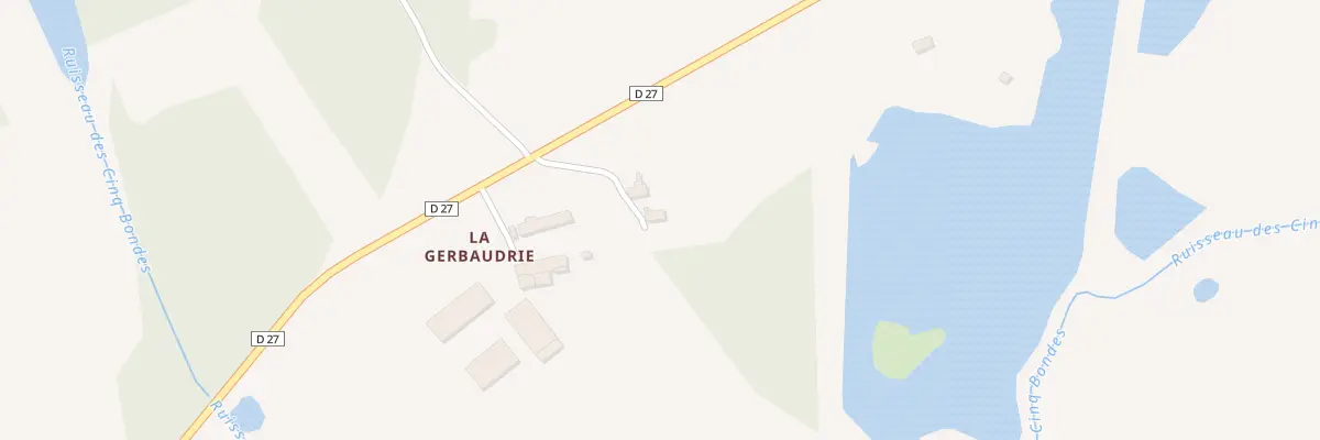 Plan du 5085 La Gerbaudrie à Migné