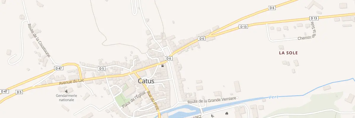 Plan du 1 Bd Gustave Larroumet à Catus