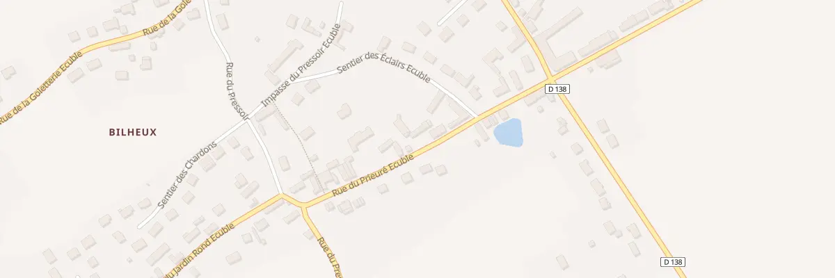 Plan du 9 Rue du Prieuré Ecublé à Tremblay-les-Villages