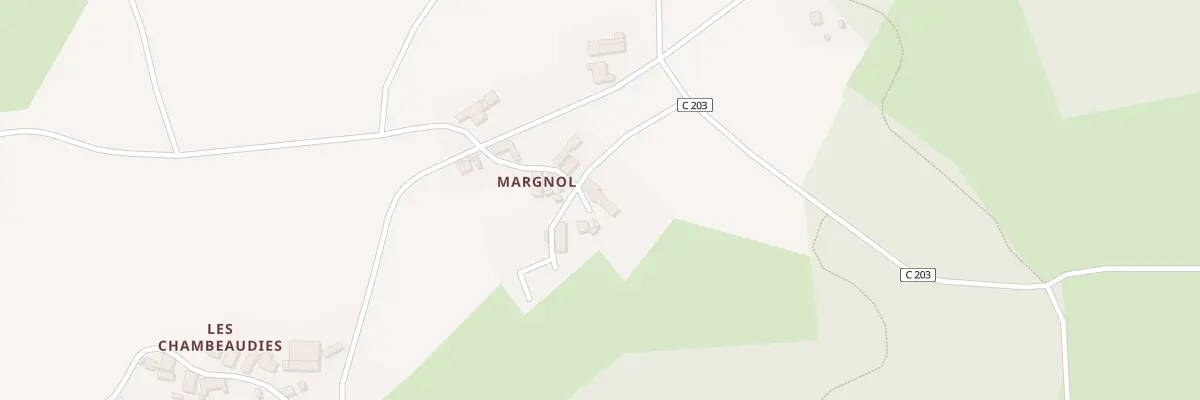 Plan du 17 Margnol à Château-Chervix