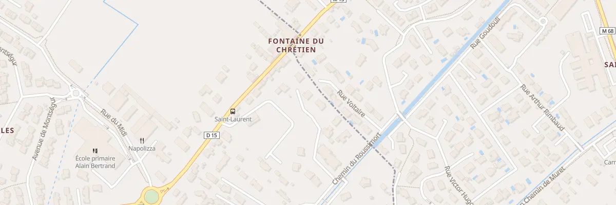 Plan du 33 Che du Roussimort à Frouzins