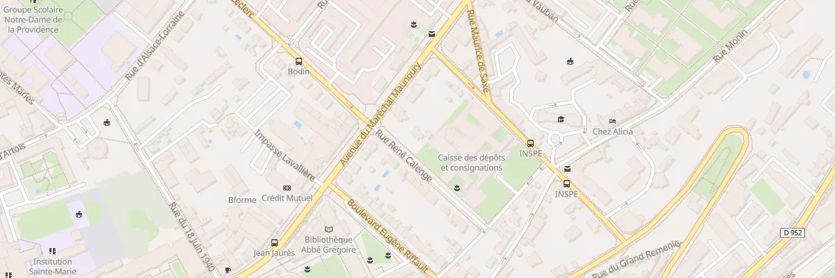 Plan du 4 Rue Rene Calenge à Blois