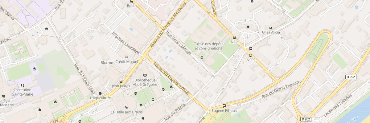 Plan du 11 Rue Rene Calenge à Blois