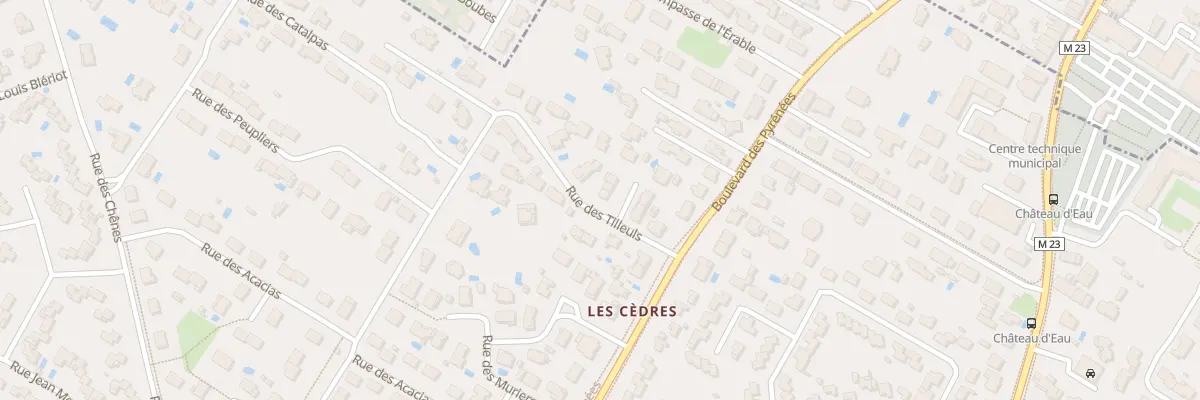 Plan du 7 Rue des Tilleuls à Villeneuve-Tolosane