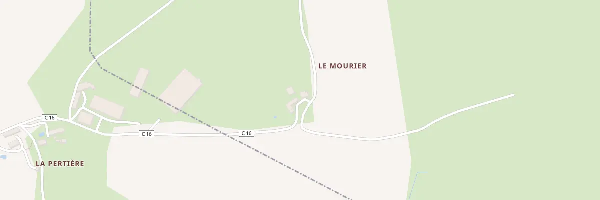 Plan du 5162 Le Mourier à Palluau-sur-Indre