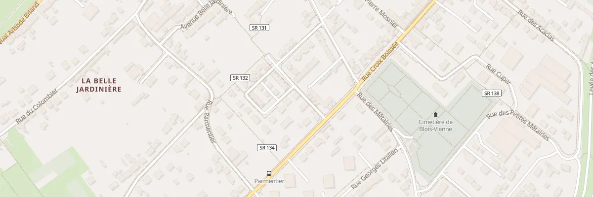 Plan du 2 Rue Seraphin Mederic Mieusemen à Blois
