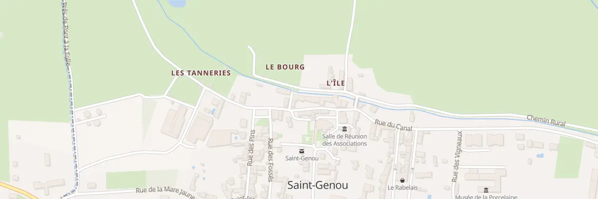 Plan du 4 Rue du Canal à Saint-Genou