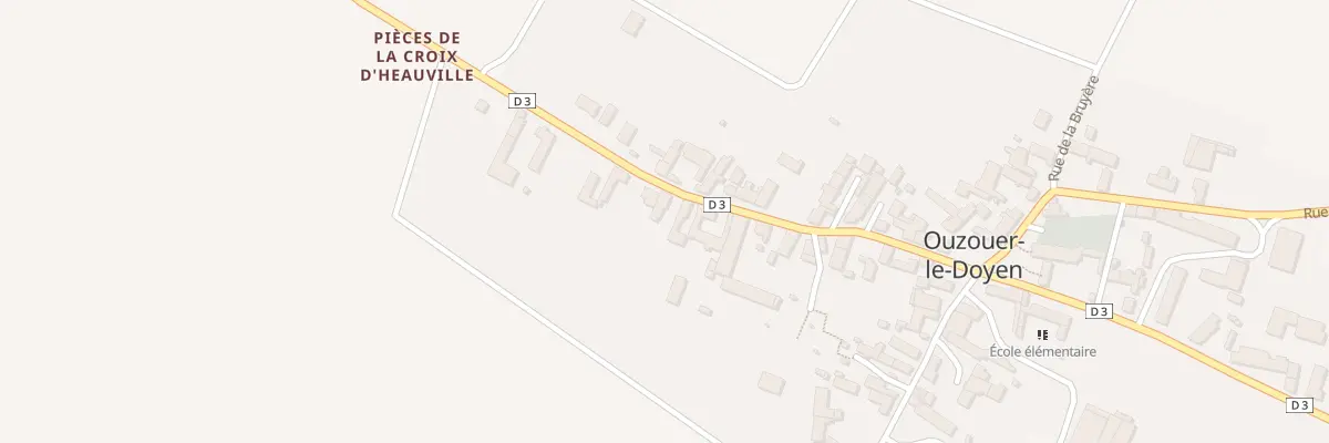 Plan du 19 Rue de la Gare à Ouzouer-le-Doyen